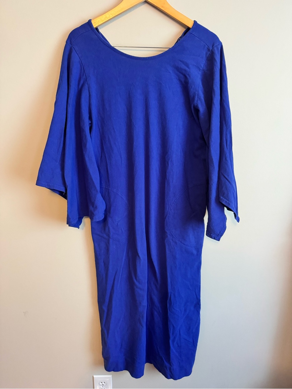 Free people free-est Briar midi dress large blue used - Picture 3 of 11